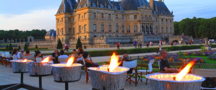 Vaux le Vicomte candlenight evening